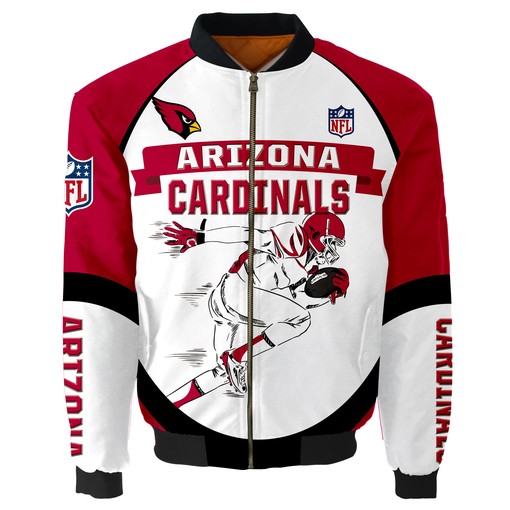 Arizona Cardinals Bomber Jacket Graphic Player Running 0 510x510 1