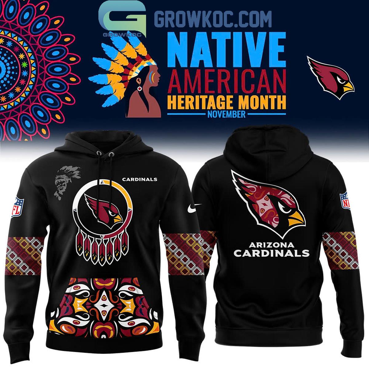 Arizona Cardinals November 2024 Native American Heritage Month Hoodie T Shirt 1 E0hho