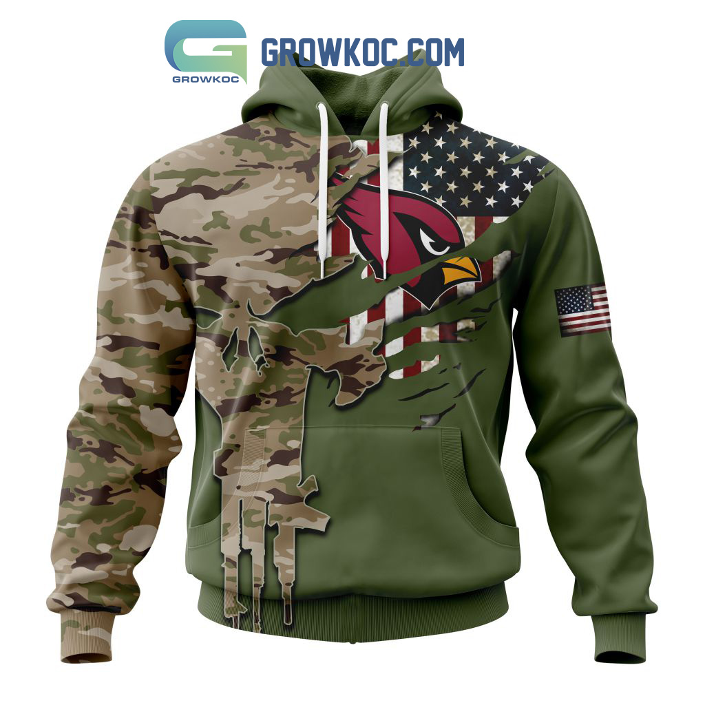 Arizona Cardinals Personalized Veterans Camo Hoodie Shirt2B1 B0FIE