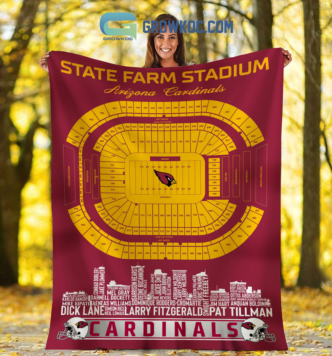 Arizona Cardinals State Farm Stadium Fleece Blanket Quilt2B1 yv3U3 Arizona Cardinals State Farm Stadium Fleece Blanket Quilt2B1 yv3U3