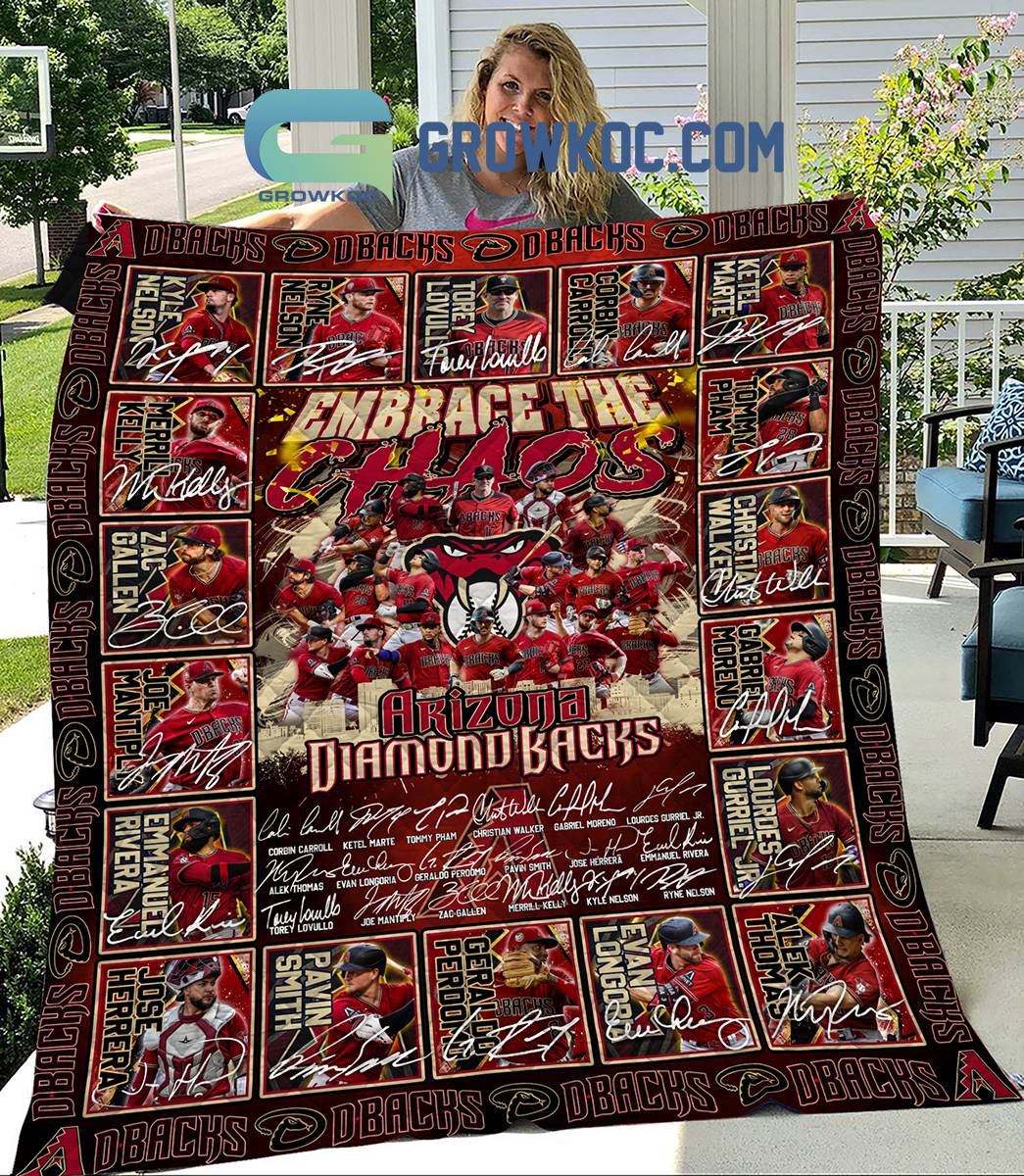 Arizona Diamonbacks Embrace The Chaos Fleece Blanket Quilt2B1 7vr0X Arizona Diamonbacks Embrace The Chaos Fleece Blanket Quilt2B1 7vr0X