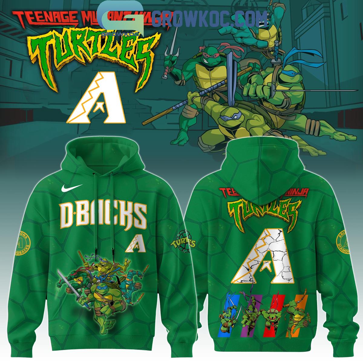 Arizona Diamondbacks MLB Ninja Turtles 2025 Special Hoodie T Shirt 1 3QogE