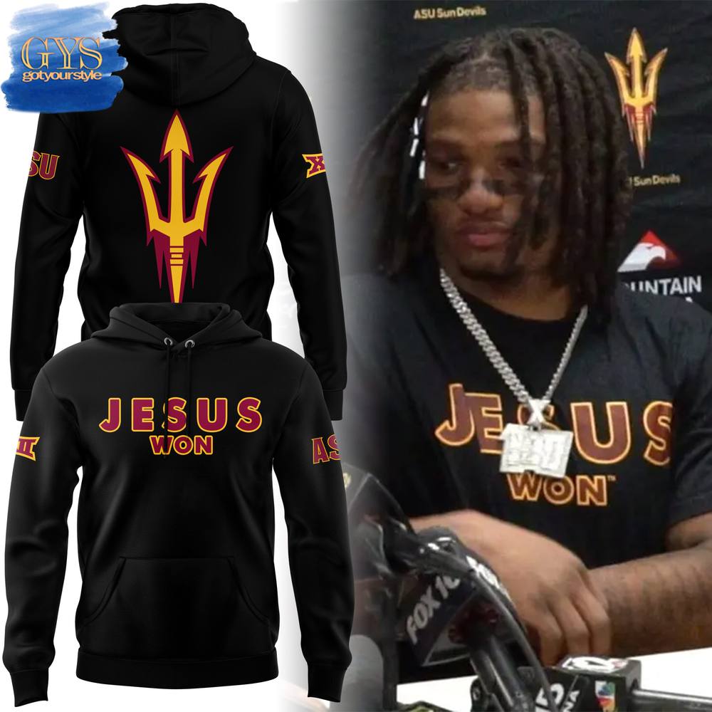 Arizona State Sun Devils Jesus Won 2024 Limited Edition Hoodie 1