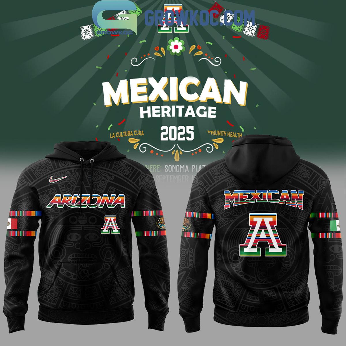 Arizona Wildcats Mexican Heritage Night 2025 Hoodie Shirt 1 70syL