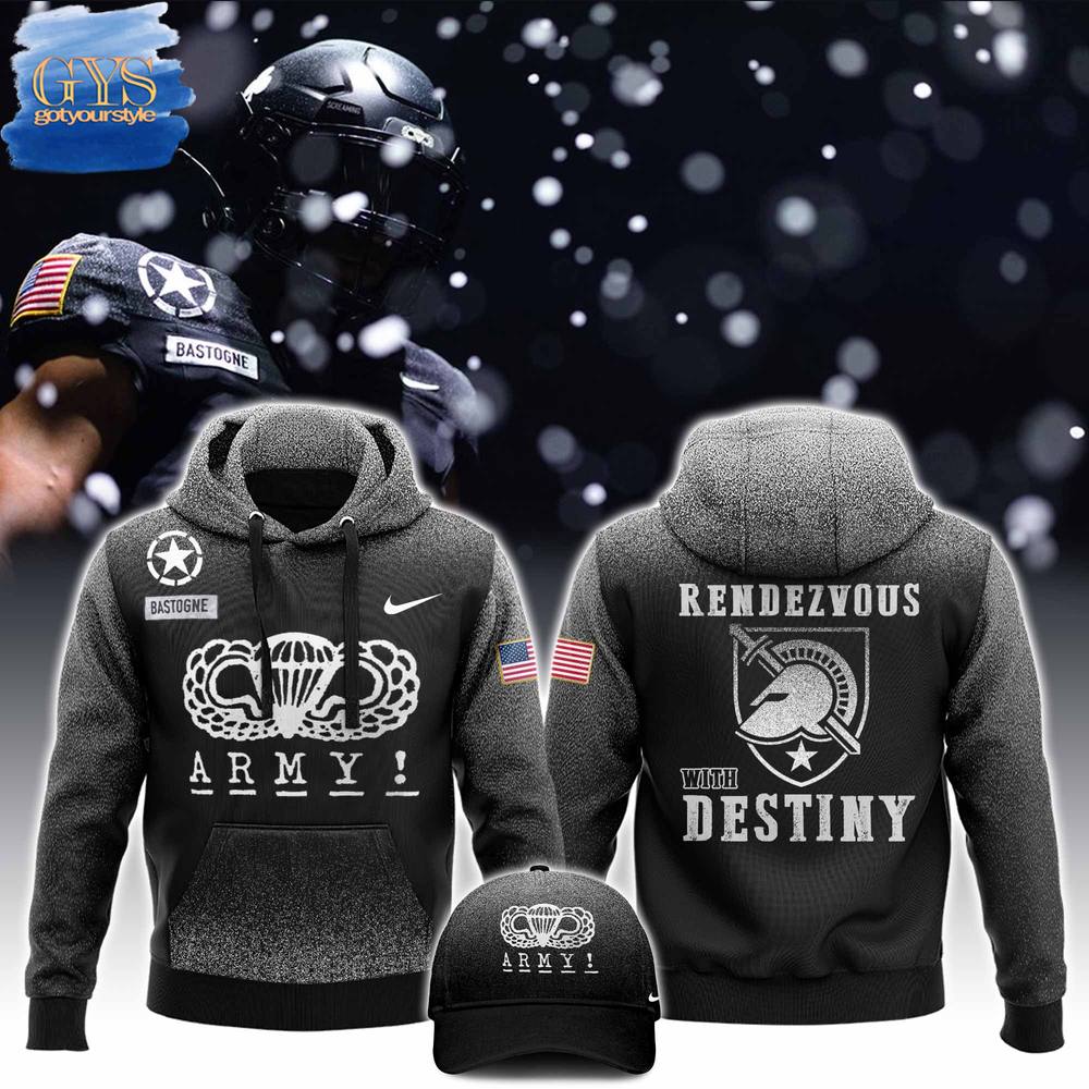 Army Black Knights 2024 Rivalry Collection Alternate Untouchable Limited Hoodie 1