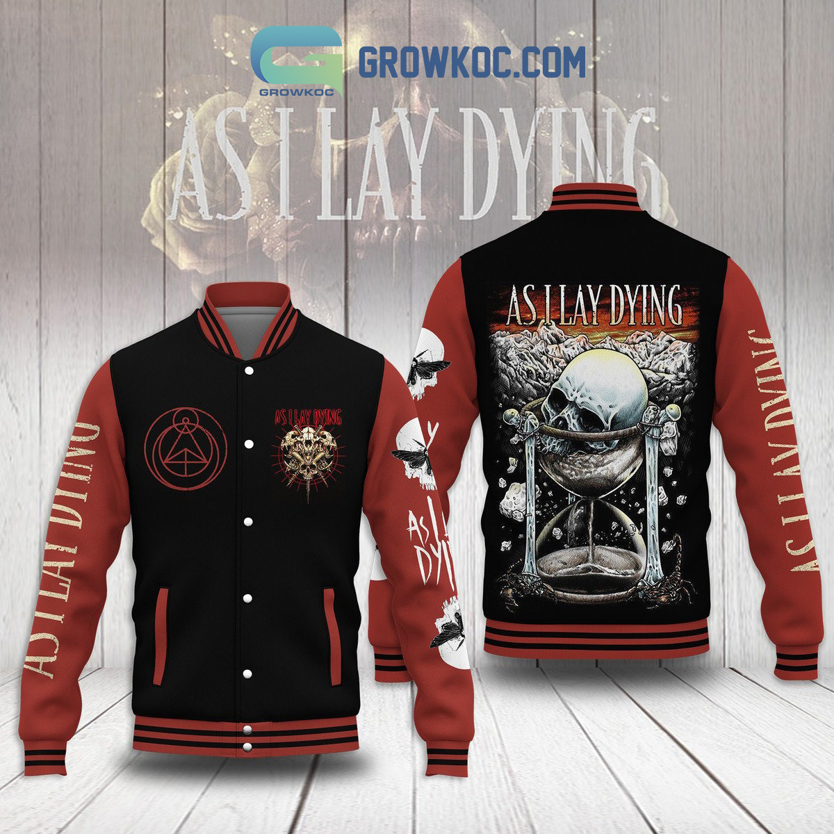 As I Lay Dying Loyal Fan Baseball Jacket2B1 skhv2