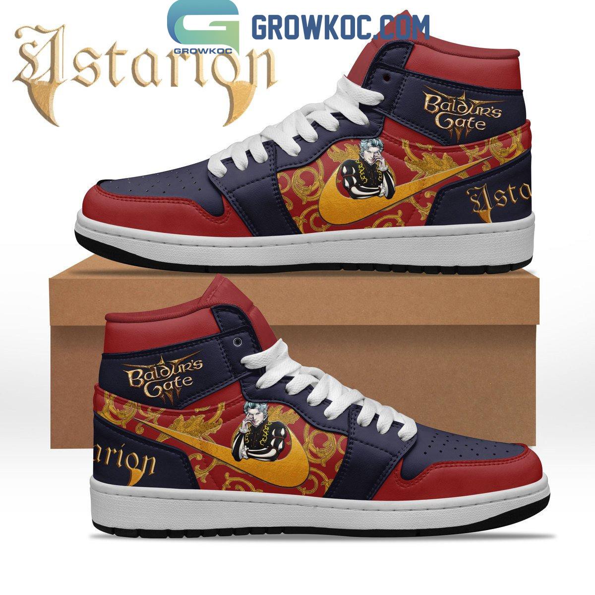Astarion Baldurs Gate Air Jordan 1 Shoes2B1 9AkCa