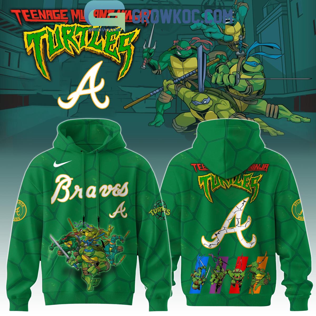 Atlanta Braves MLB Ninja Turtles 2025 Special Hoodie T Shirt 1 yVJHZ