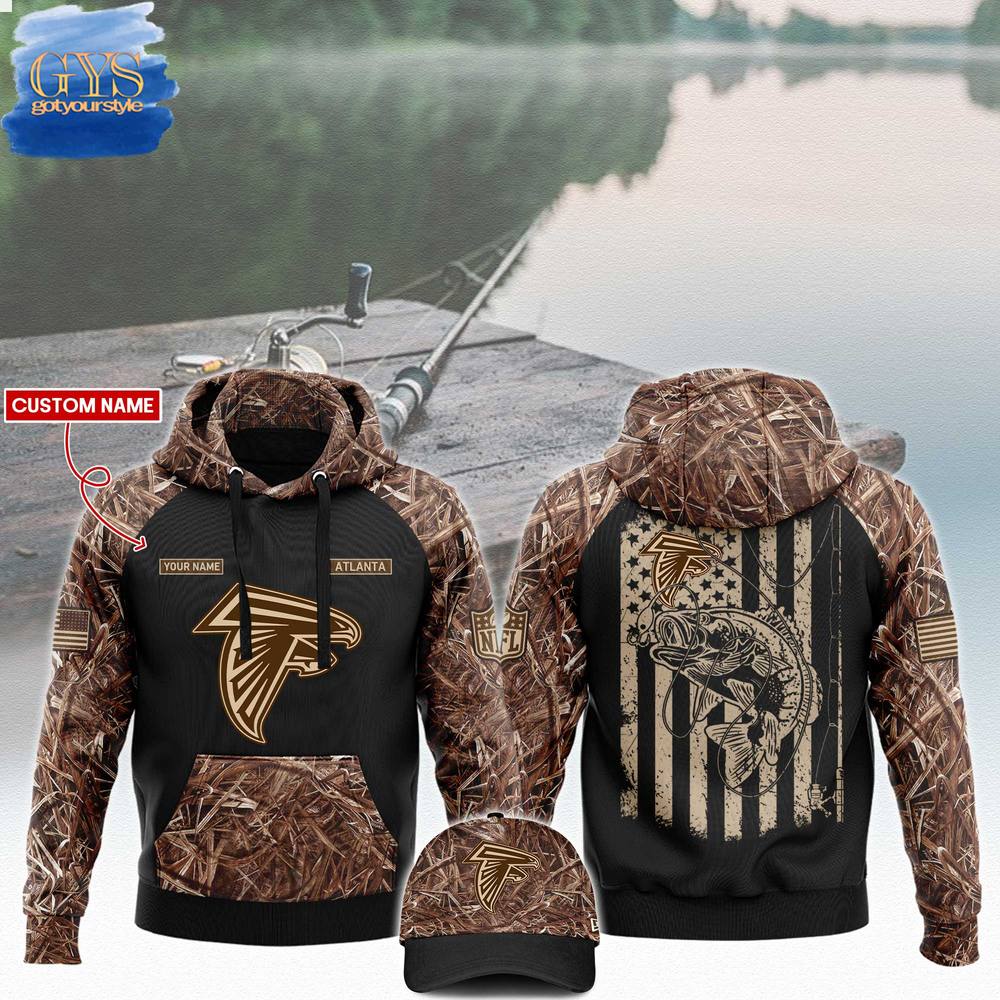 Atlanta Falcons NFL x Fishing 2024 Limited Edition Hoodie 1