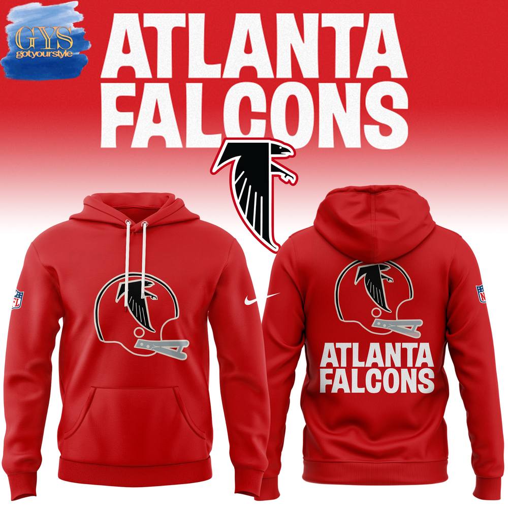 Atlanta Falcons Throwback Special 2024 Edition Hoodie 1