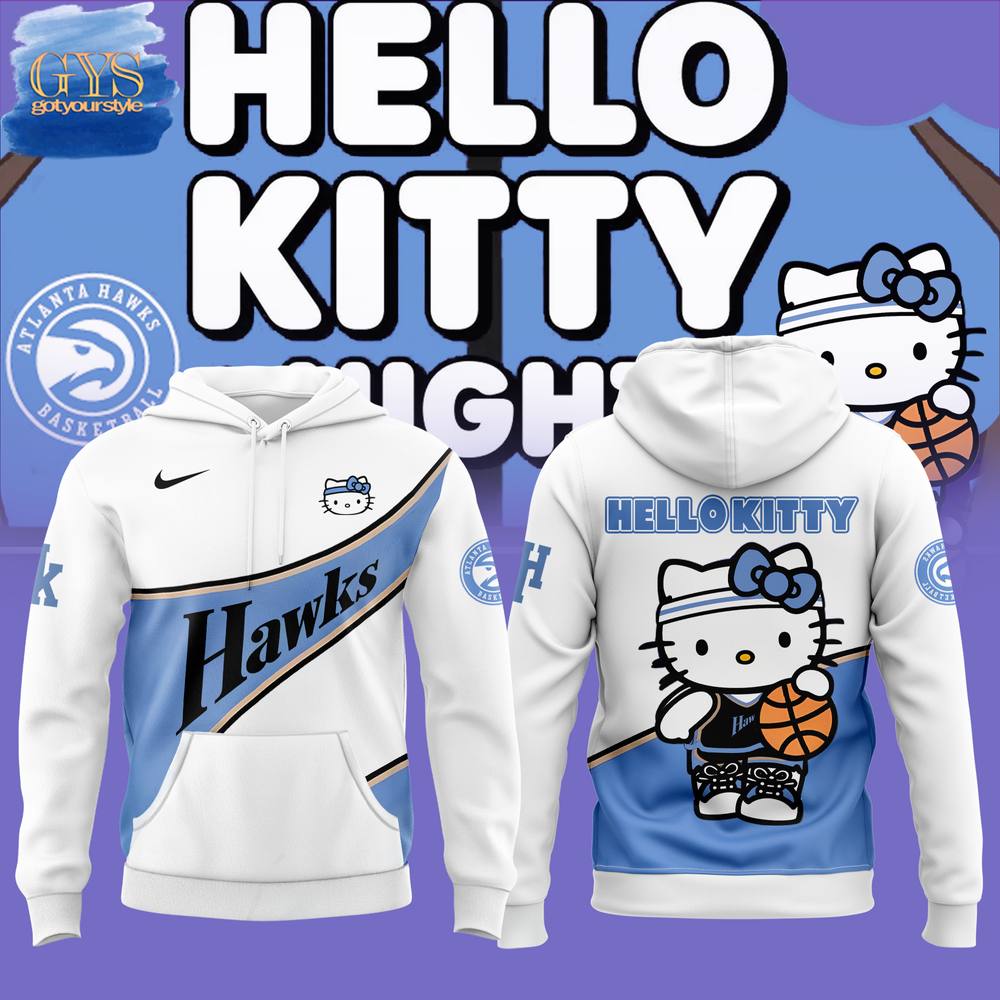 Atlanta Hawks x Hello Kitty 2024 Limited Edition Hoodie 1