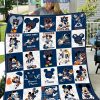 Auburn Tigers NCAA Mickey Disney Fleece Blanket Quilt2B1 9F5jw