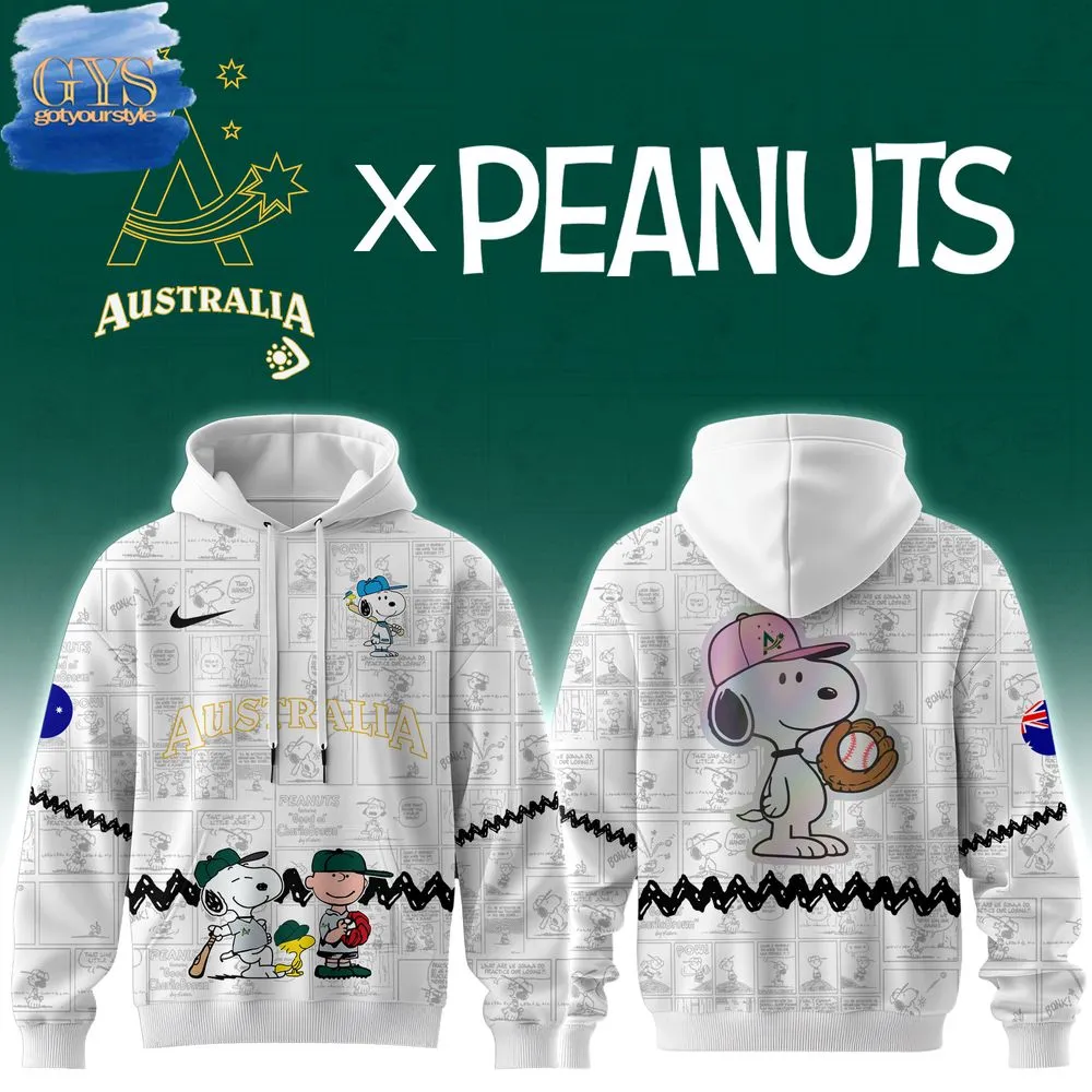 Australia Baseball x Snoopy World Baseball Classic Special Edition Hoodie 1