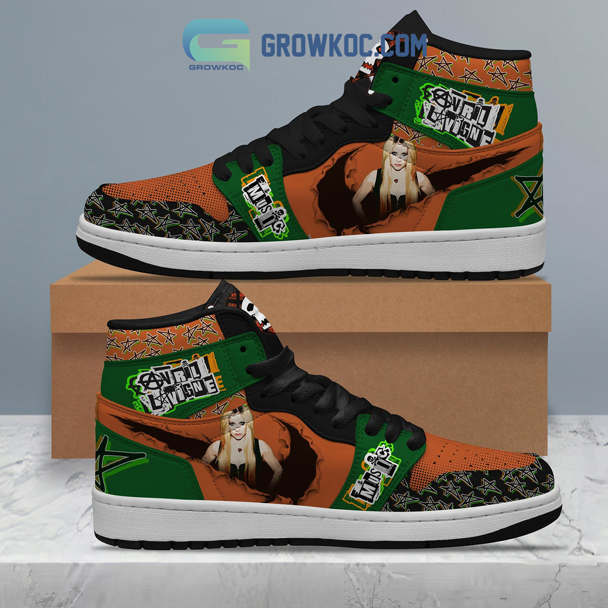 Avril Lavigne The Greatest Hits Tour Music Pair Jordan 1 Shoes2B1 OnTLJ