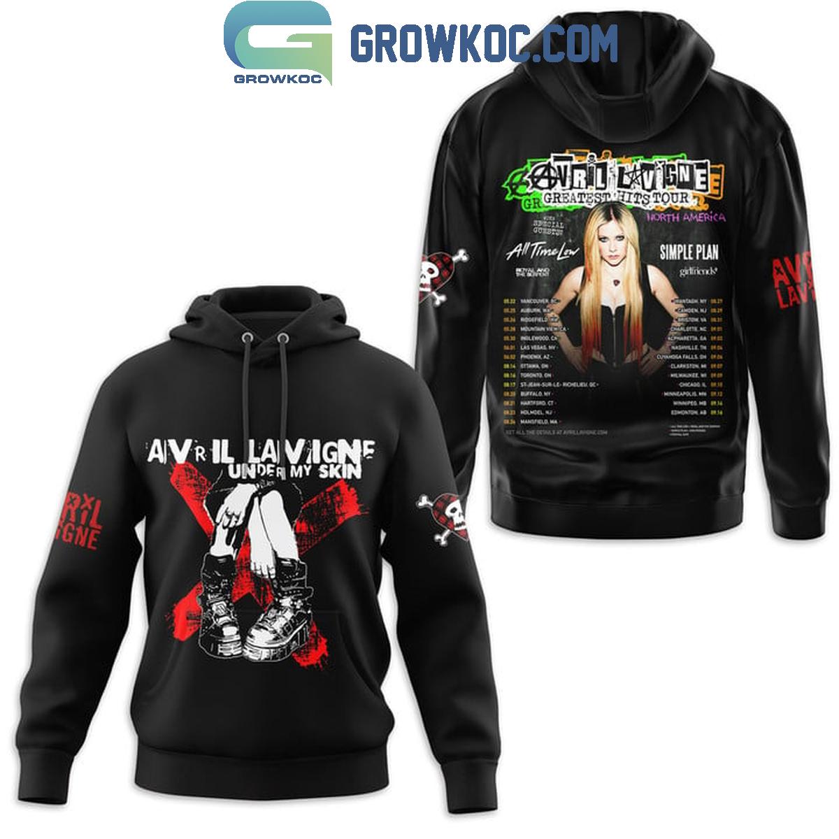Avril Lavigne Under My Skin The Tour Of Greatest Hit 2024 Hoodie T Shirt 1 pLbNk