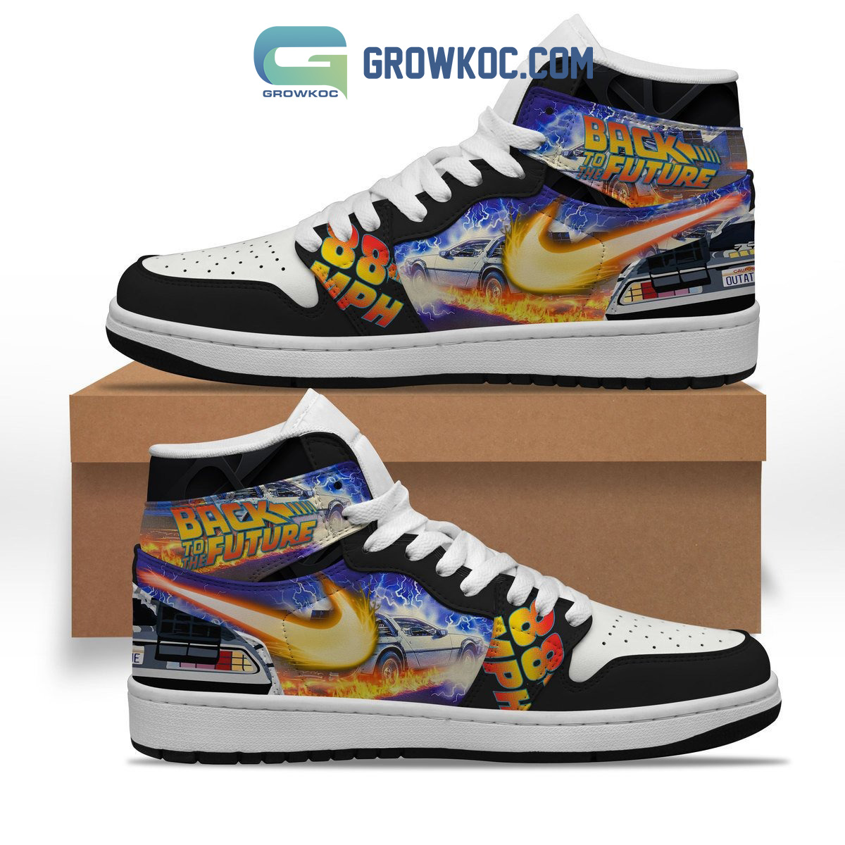 Back To The Future Movie Air Jordan 1 Shoe2B1 9rWc1