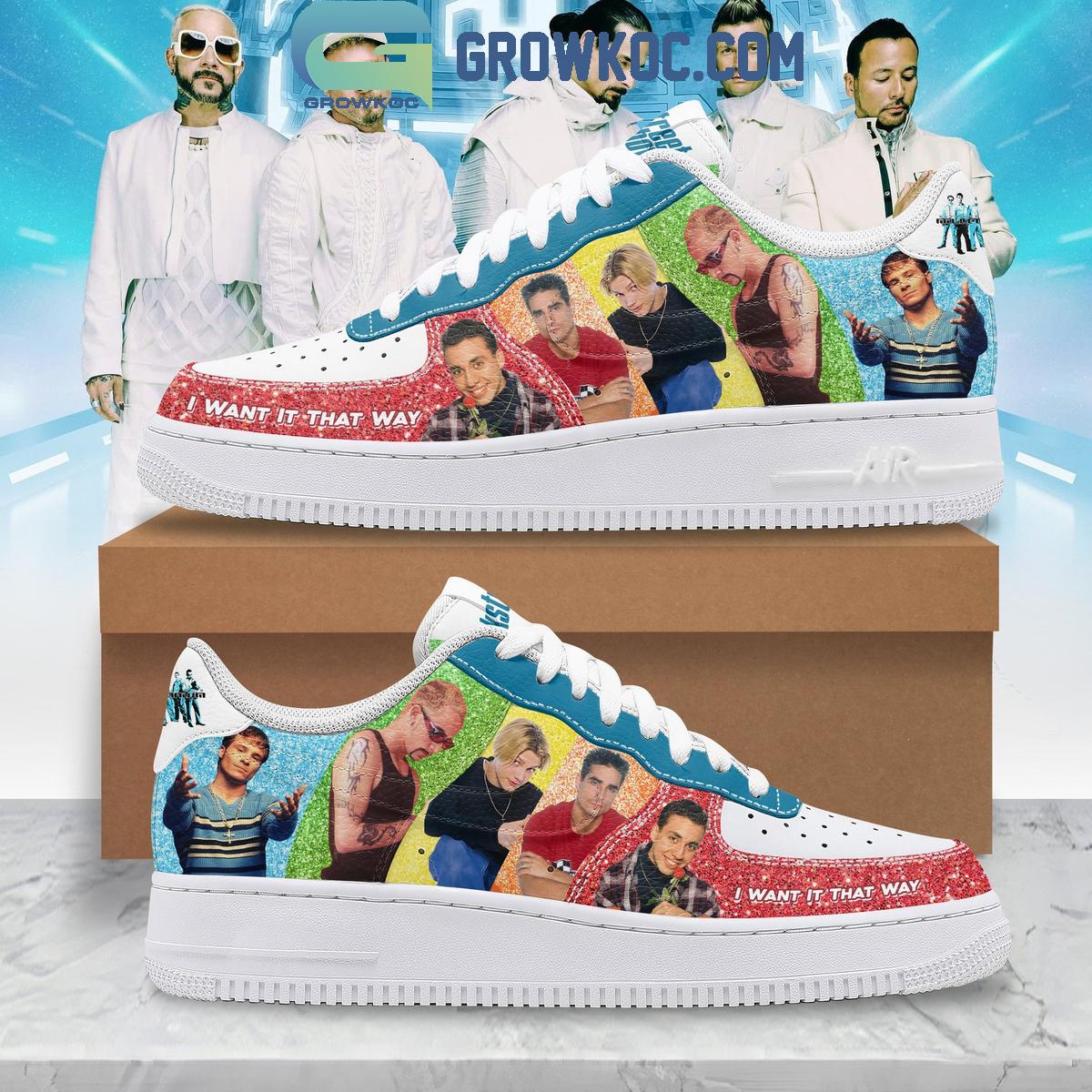 Backstreet Boys I Want It That Way Air Force 1 Shoes 1 LwN7f