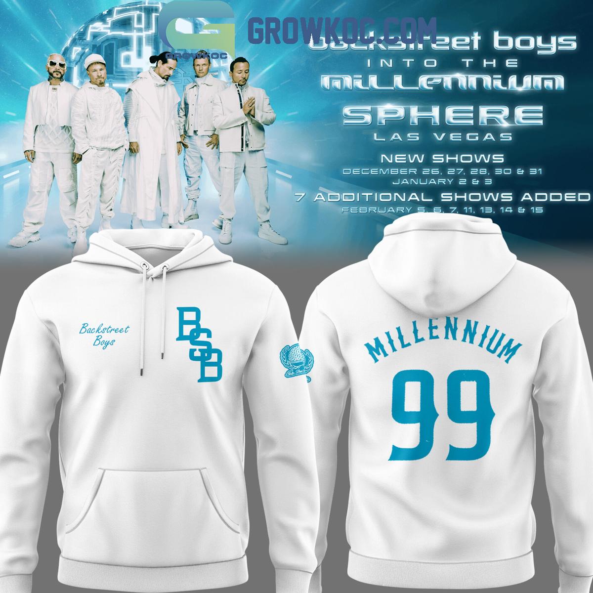 Backstreet Boys Into The Millennium White Hoodie Shirt 1 znbNN