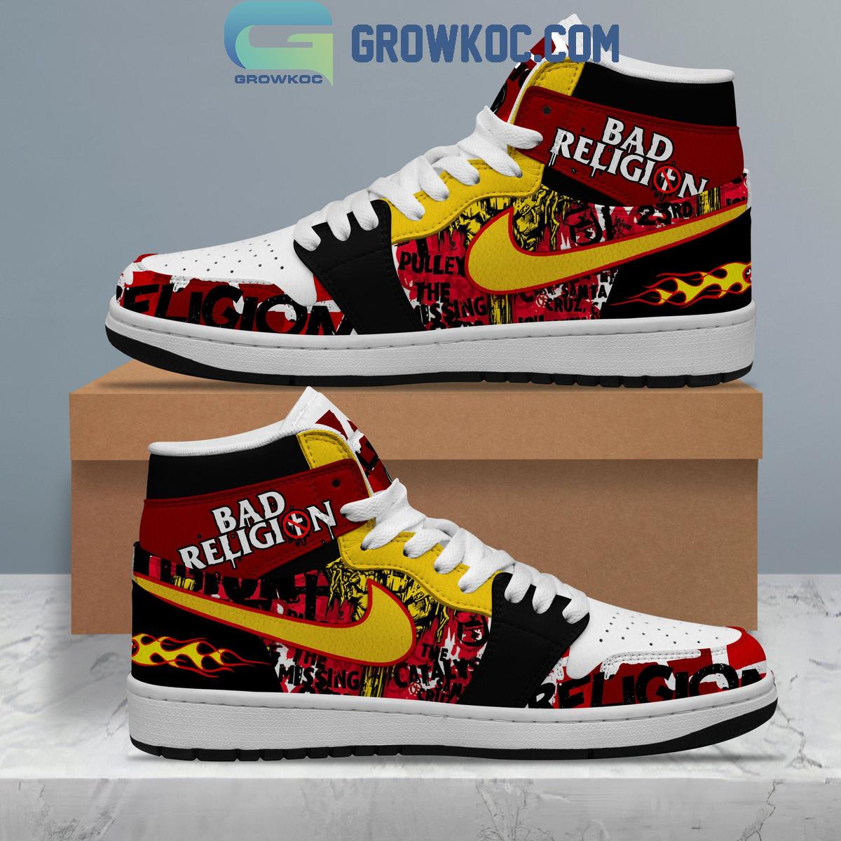 Bad Religion I Want To Conquer The World Fan Air Jordan 1 Shoes 1 xyIYg