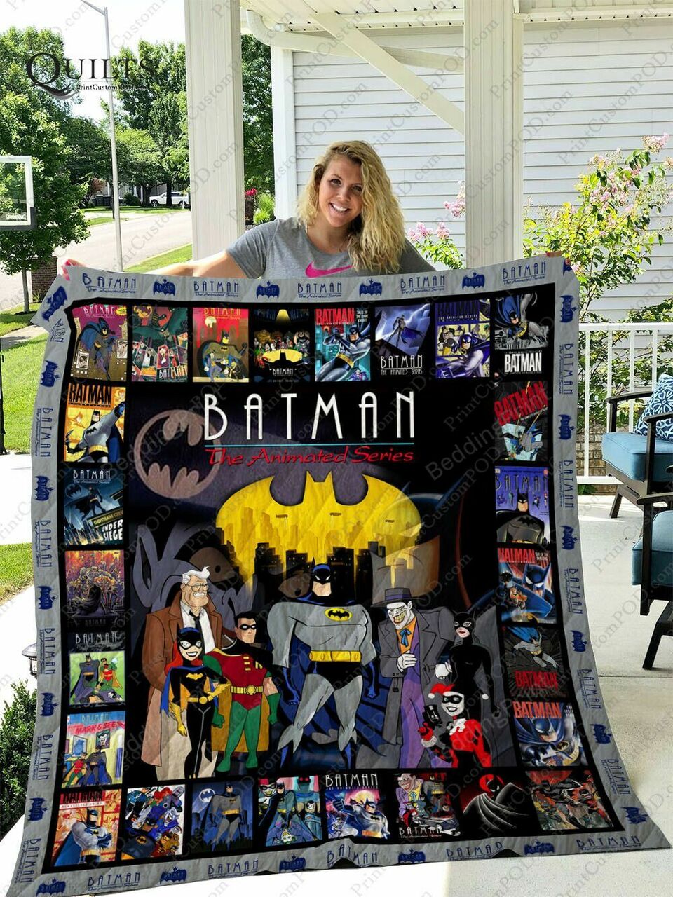 Batman And Friends Dc Comics Batman Quilt Bedding Set Blanket Gift Idea Birthday Christmas 0