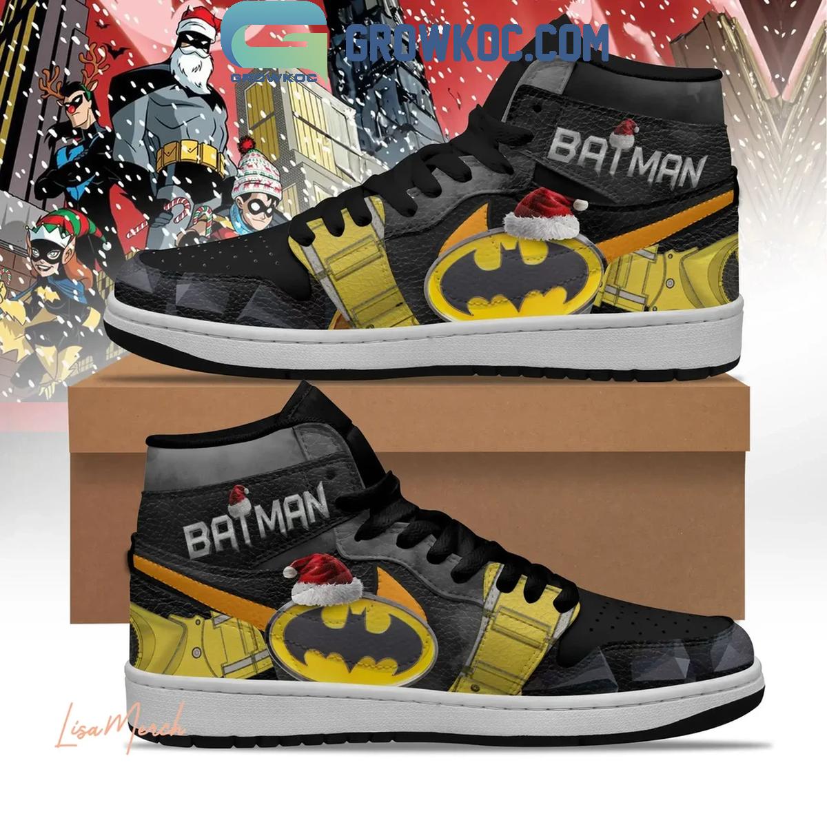 Batman Merry Christmas Happy Holidays 2024 Air Jordan 1 Shoes 1 a7lNT