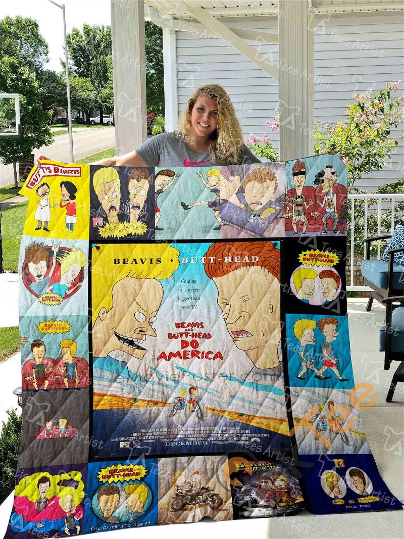 Beavis And ButtHead 2 Quilt Blanket Bedding Set 0