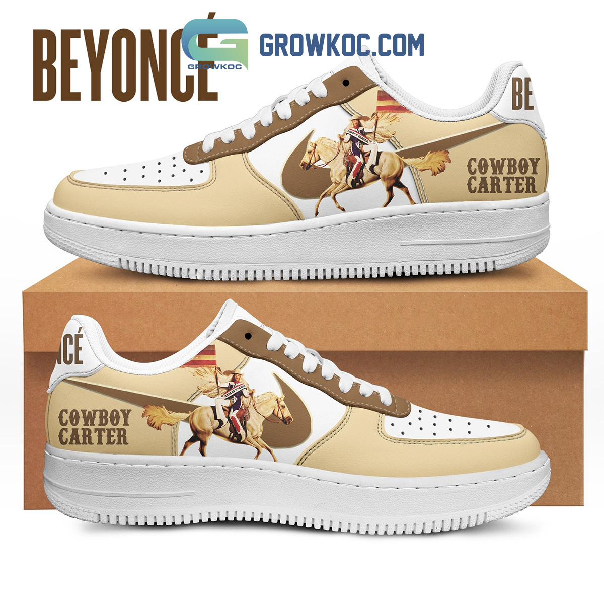 Beyonce Queen Bey Cowboy Carter Air Force 1 Shoes2B1 lk8oO