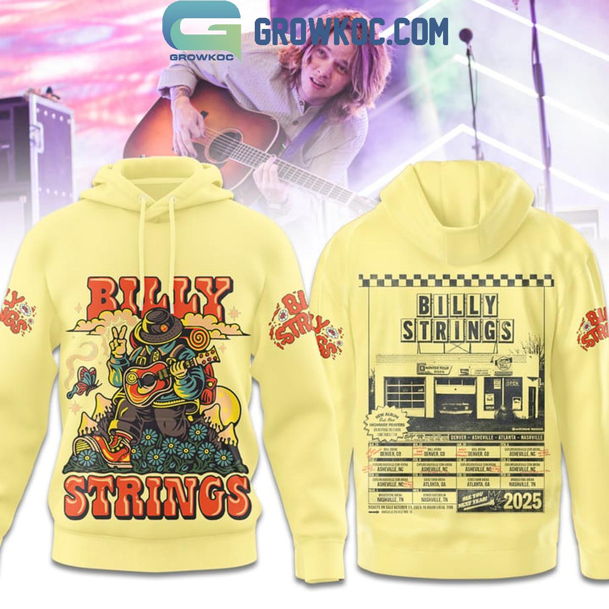 Billy Strings 2024 Holidays Ready For Winter Tour Hoodie T Shirt 1 rhmnm