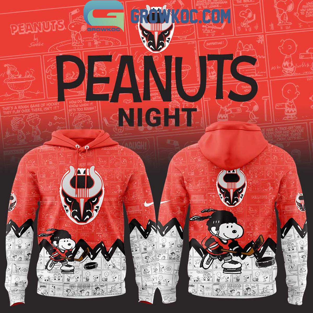 Birmingham Bulls 75th Anniversary Snoopy Peanuts Hoodie T Shirt 1 8lWTa