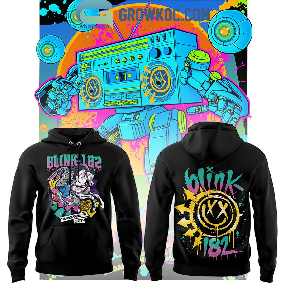 Blink 182 Missionary Impossible Tour At Saratoga Springs Hoodie Shirt 1 3VpHH