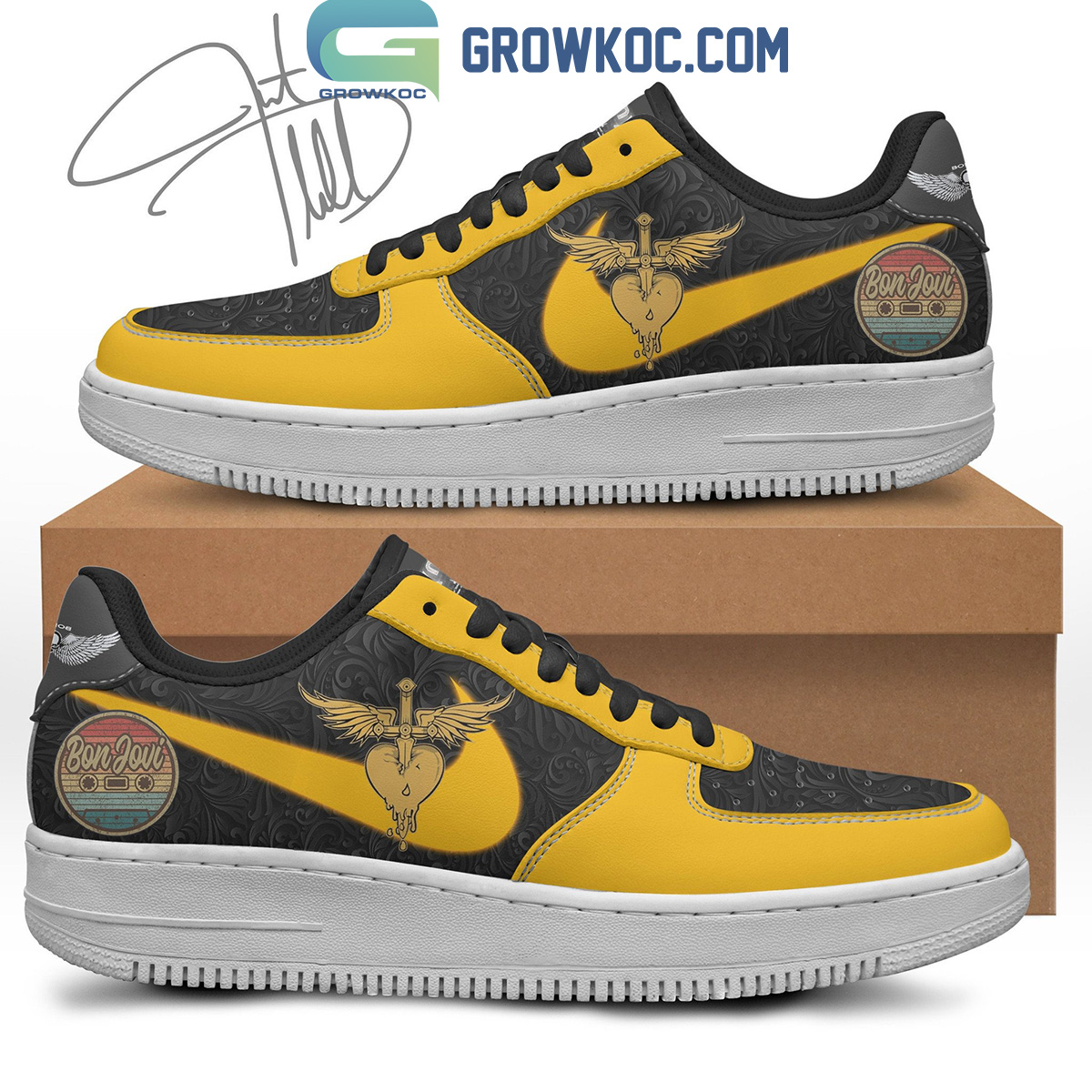 Bon Jovi You Give Love A Bad Name Air Force 1 Shoes2B1 sId26