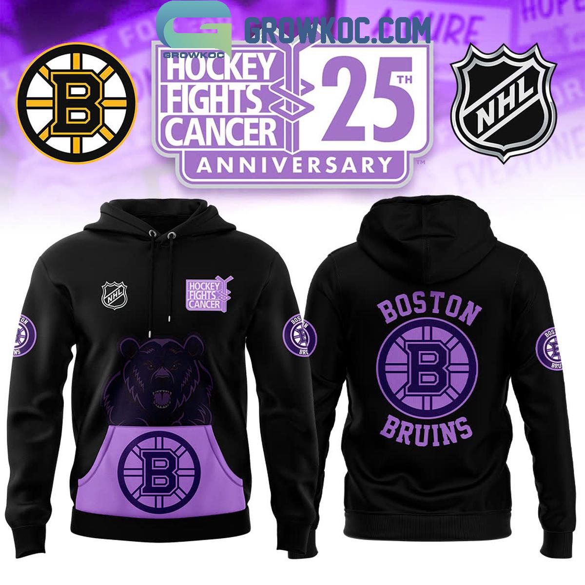 Boston Bruins Cancer Awareness Month Hockey Fight Cancer 2024 Hoodie T Shirt 1 HiVZV