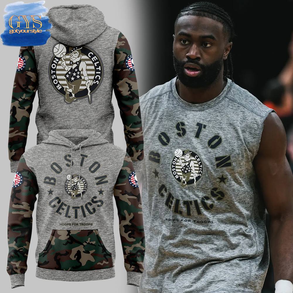 Boston Celtics Hoops For Troops Limited Edition Hoodie 1
