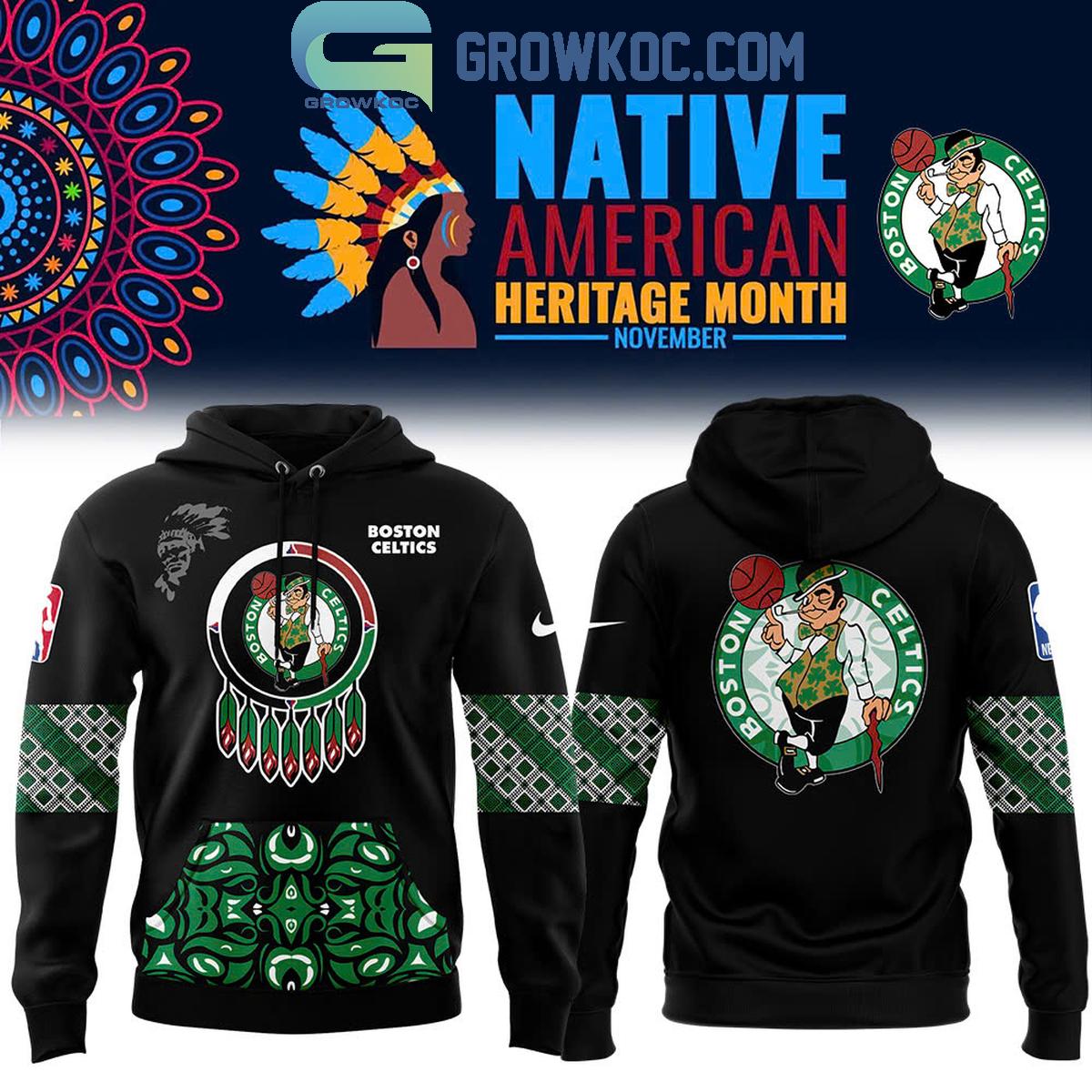 Boston Celtics Lets Celebrate 2024 Native American Heritage Hoodie T Shirt 1 7xw9Y