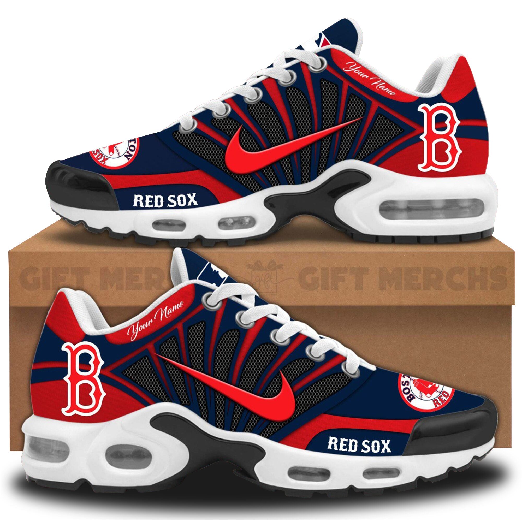 Boston Red Sox Customized Sport Shoes PT66014 1910
