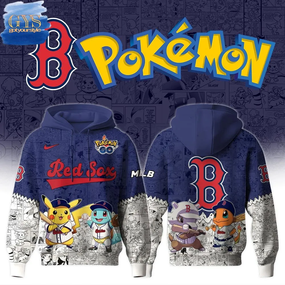 Boston Red Sox x Pokemon GO Special Edition Hoodie 1