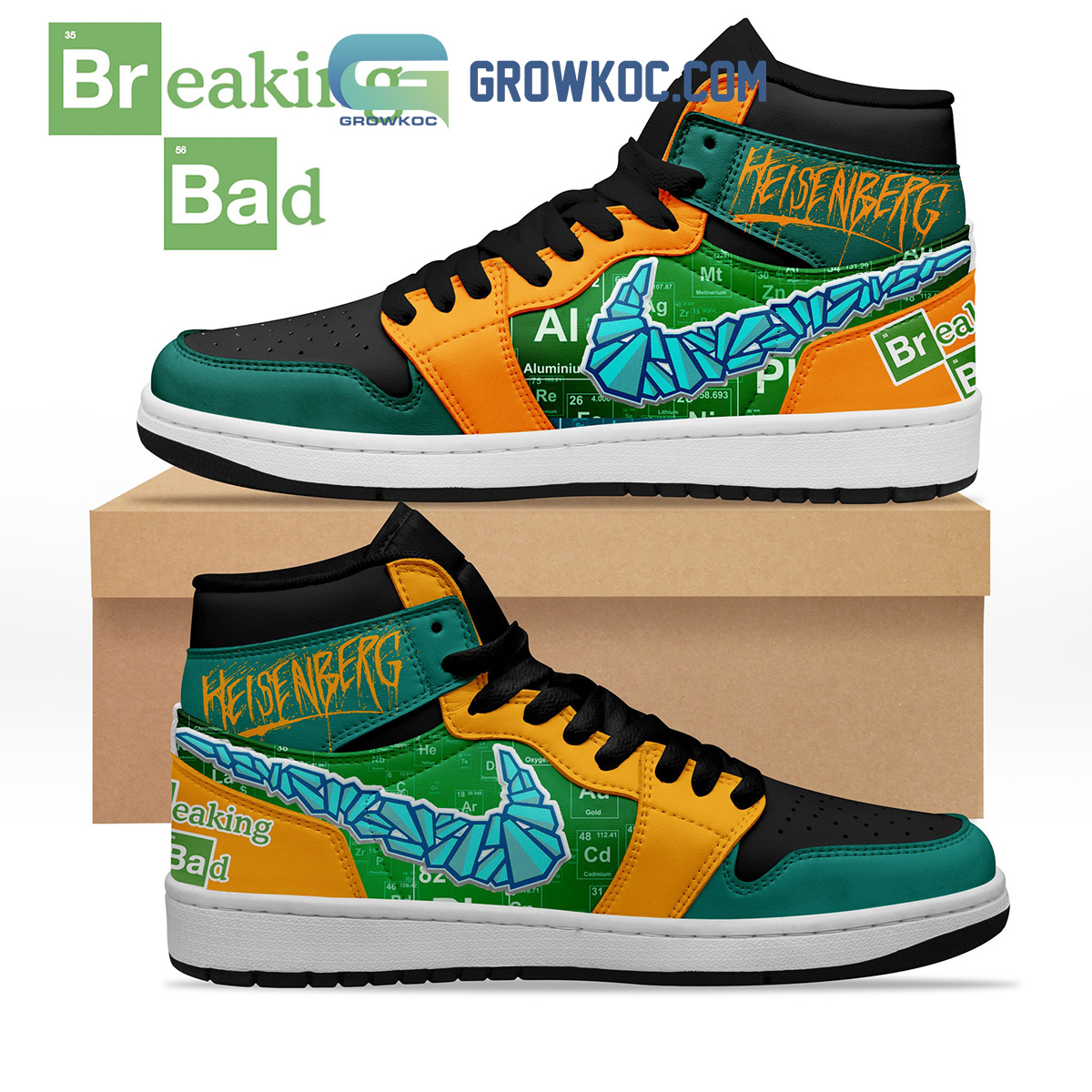 Breaking Bad Fan Love Air Jordan 1 Shoe2B1 0hRvK