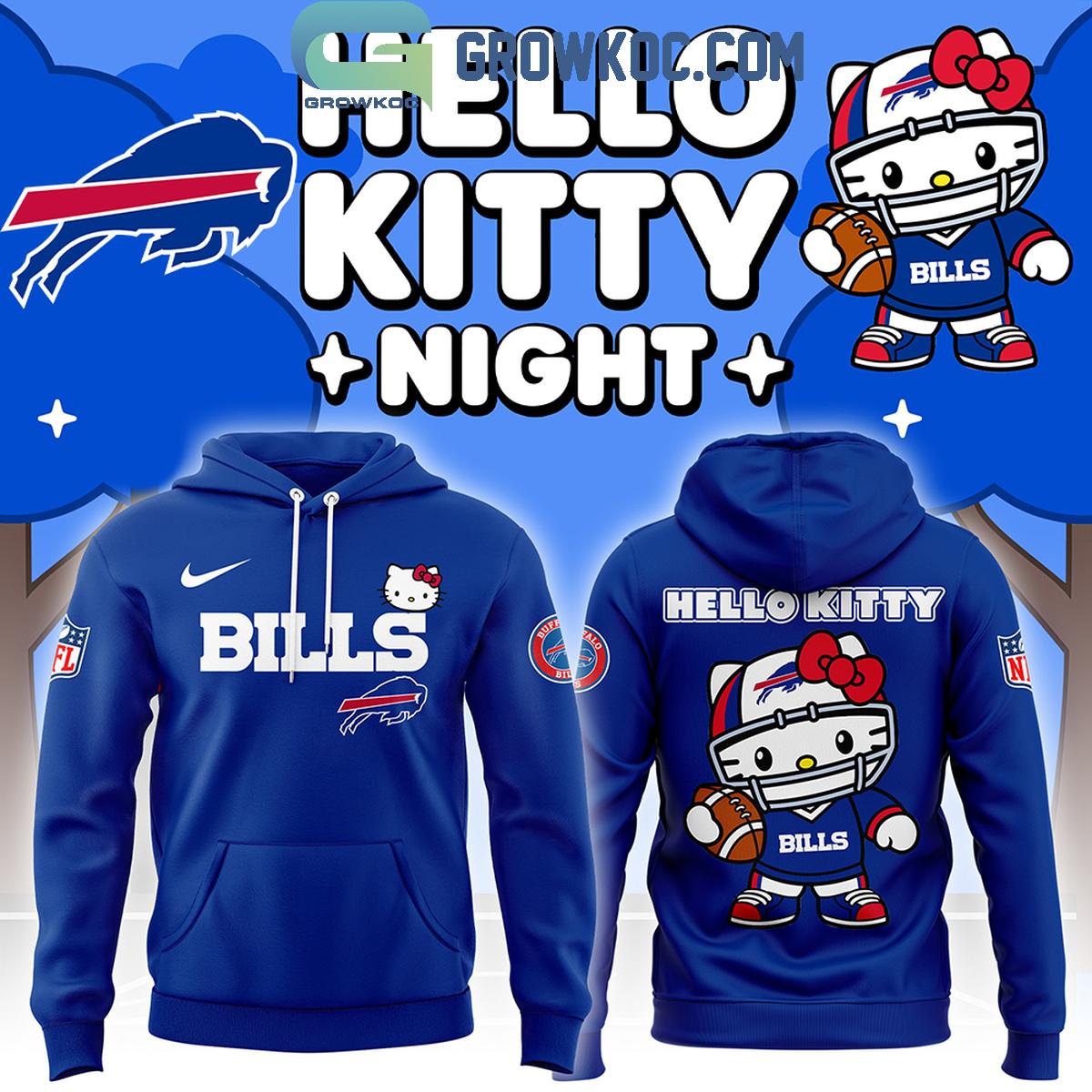 Buffalo Bills 2024 Hello Kitty Football Gameday Ready Hoodie T Shirt 1 UvL4l