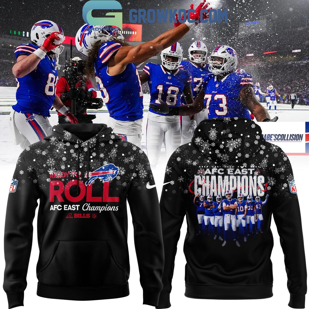 Buffalo Bills AFC East Division 5 Times Champions 2024 Hoodie Long Pants 1 Ax8TZ