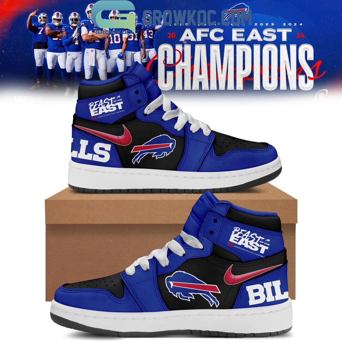 Buffalo Bills AFC East Division Champions 2024 Air Jordan 1 Shoes 1 xVqKb