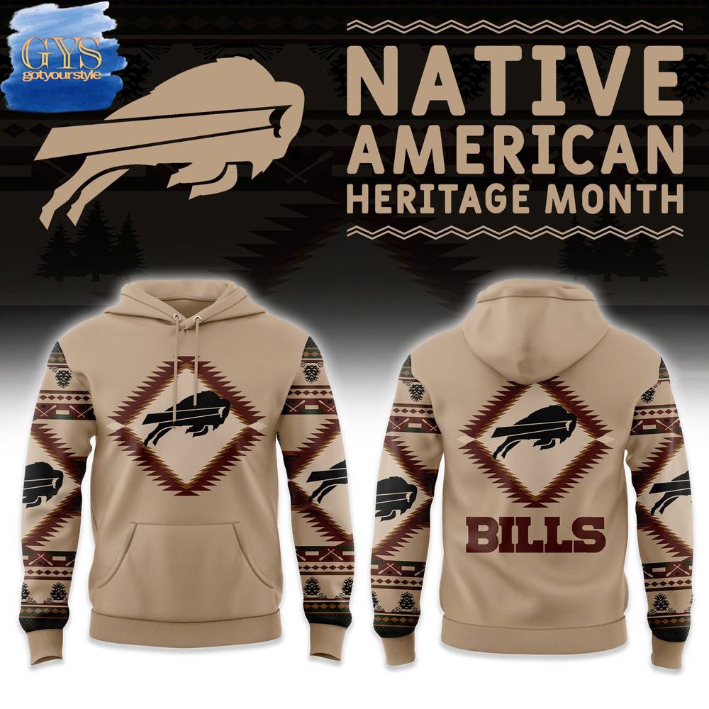 Buffalo Bills NFL x National Native American Heritage Month Limited Edition Hoodie 1