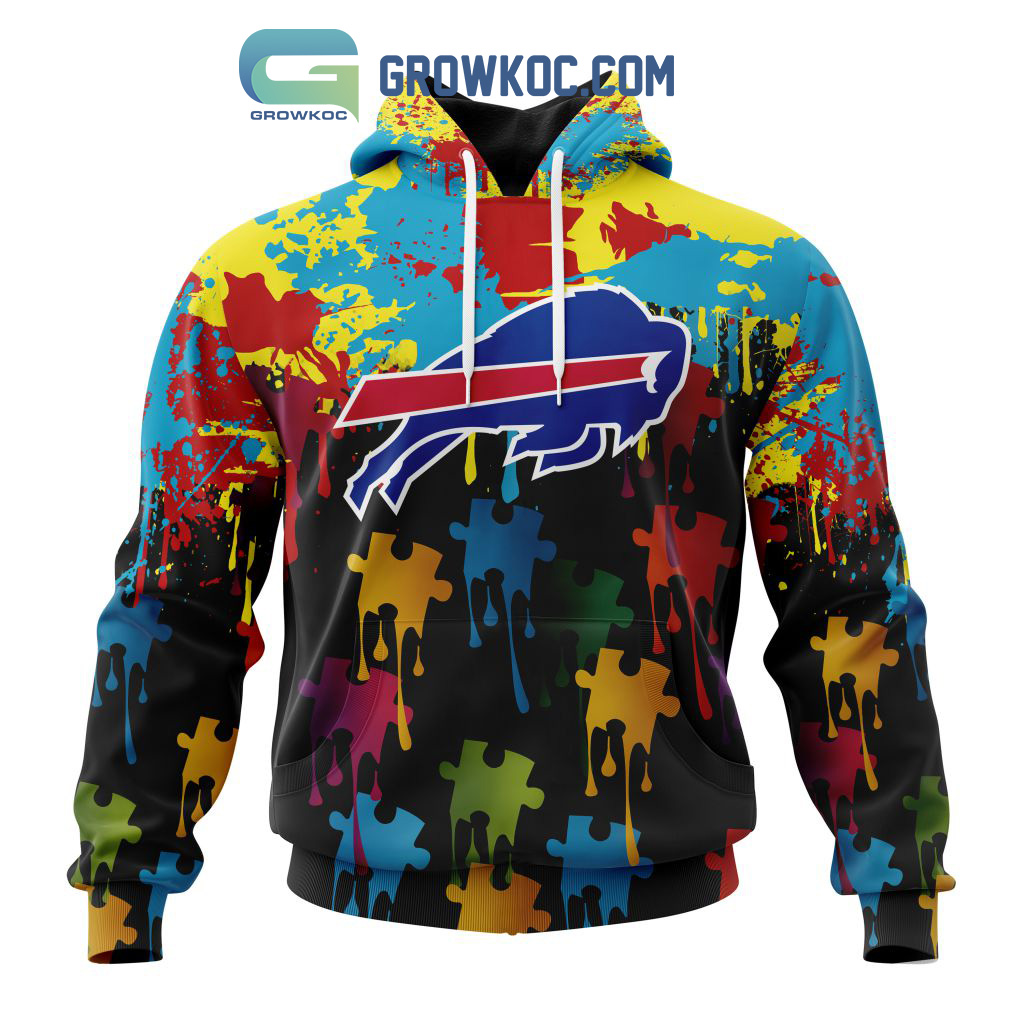 Buffalo Bills Personalized Autism Awareness Puzzle Painting Hoodie Shirts2B1 mIUaj
