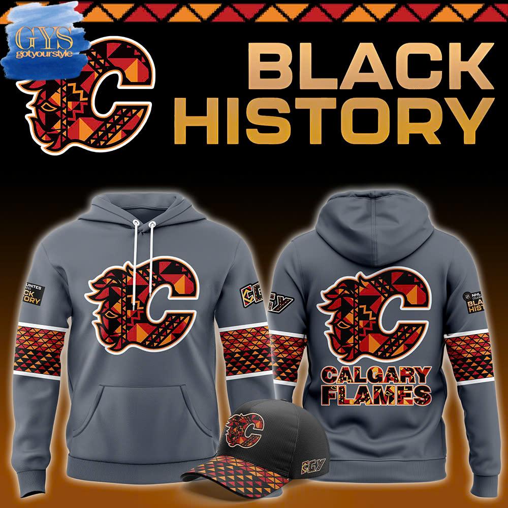 Calgary Flames Black History Month Limited Edition Hoodie 1