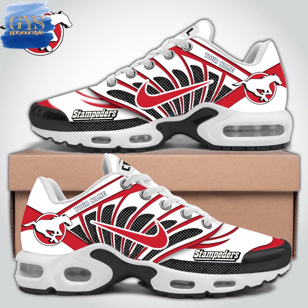 Calgary Stampeders Custom Name Nike Air Max Plus 2