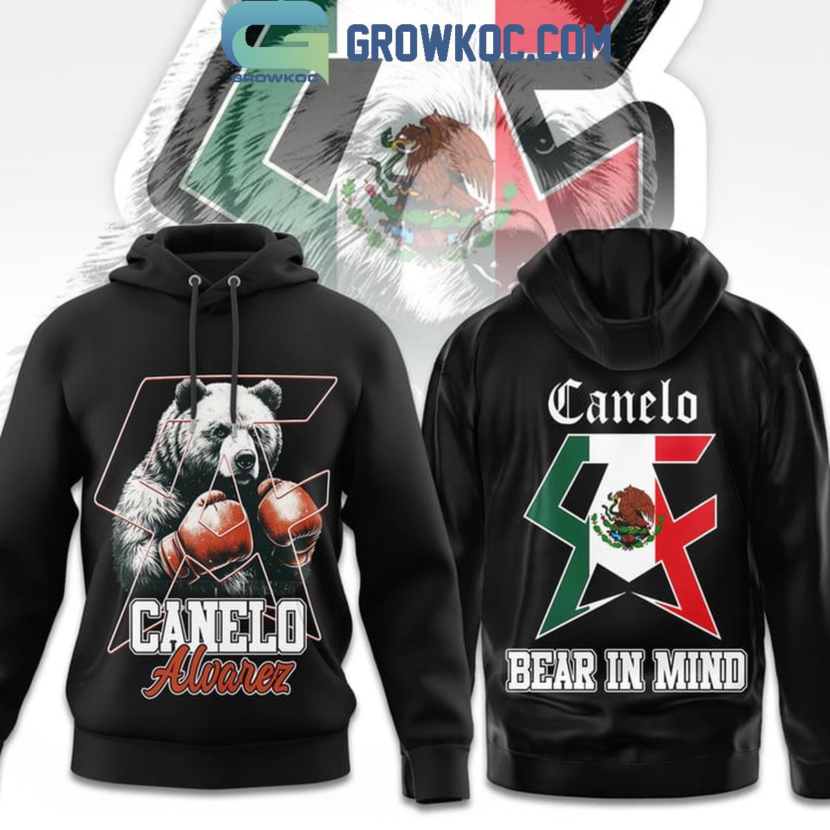 Canelo Alvarez Boxing Bear In Mind 2024 Hoodie T Shirt 1 Ymt39