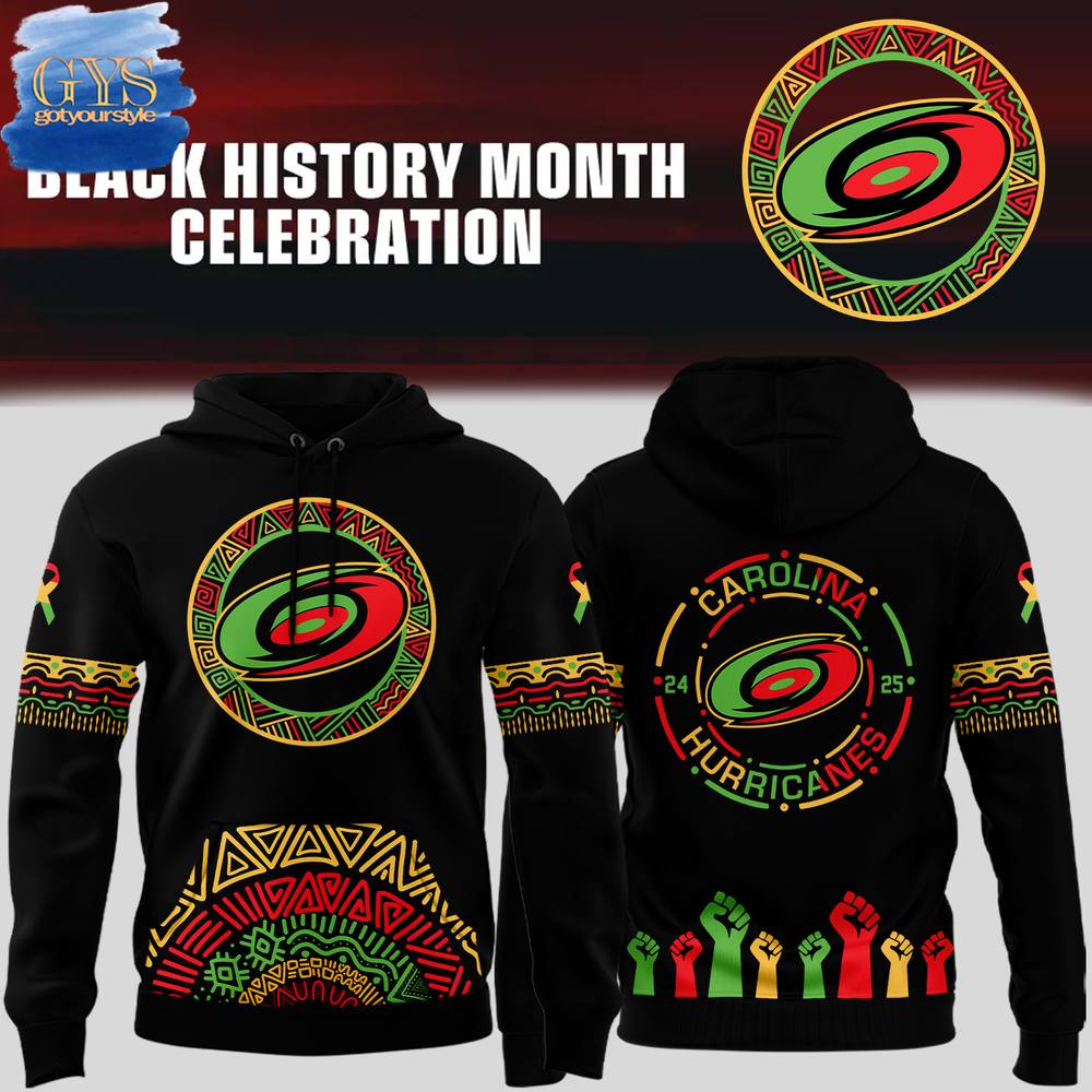 Carolina Hurricanes Black History Celebration Limited Edition Hoodie 1