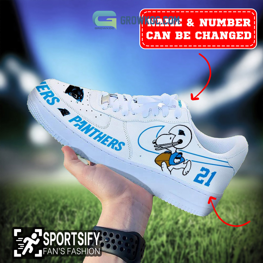 Carolina Panthers NFL Snoopy Personalized Air Force 1 Low Top Shoes2B1 fbSXX
