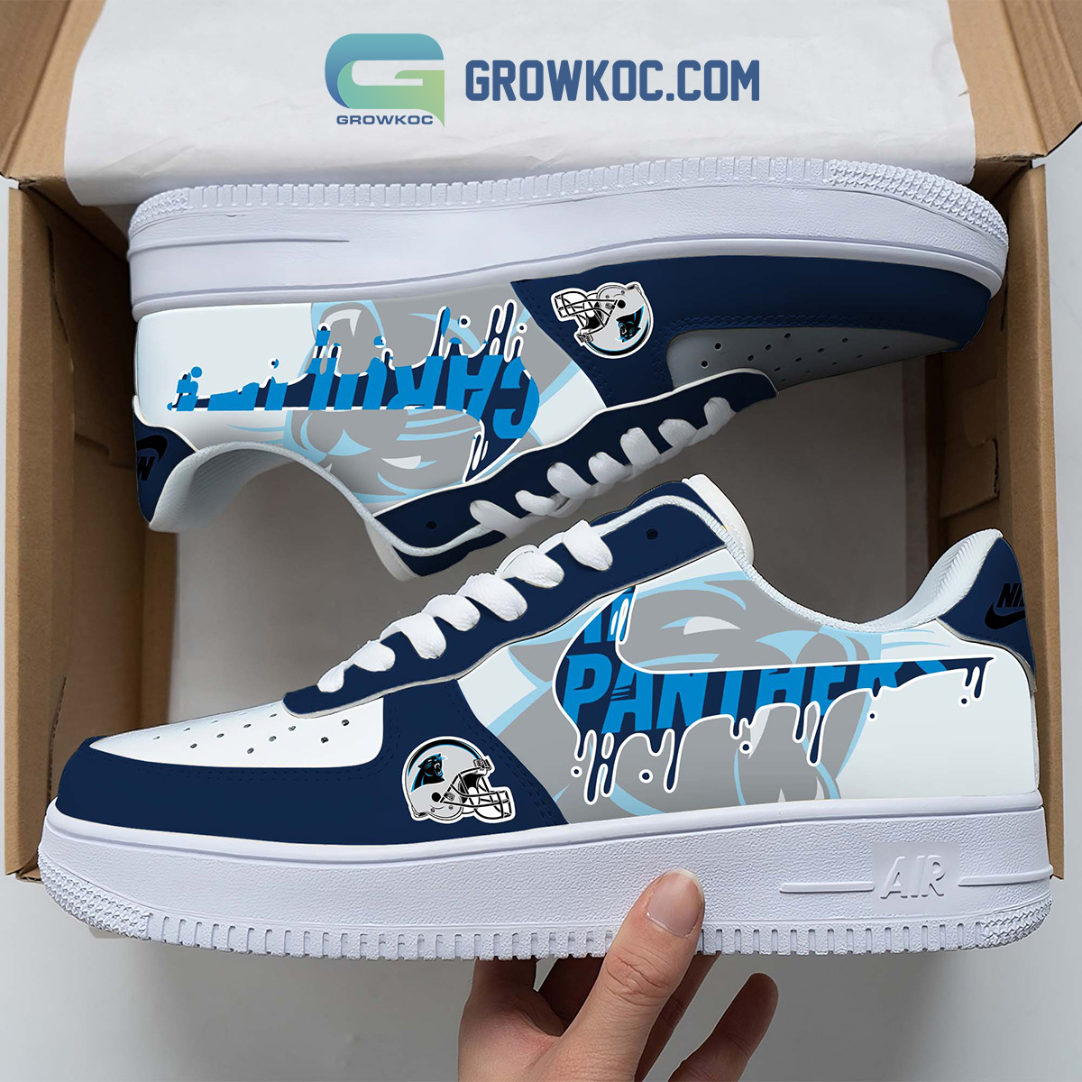 Carolina Panthers Team Logo Fan Air Force 1 Shoes2B1 hrEgu