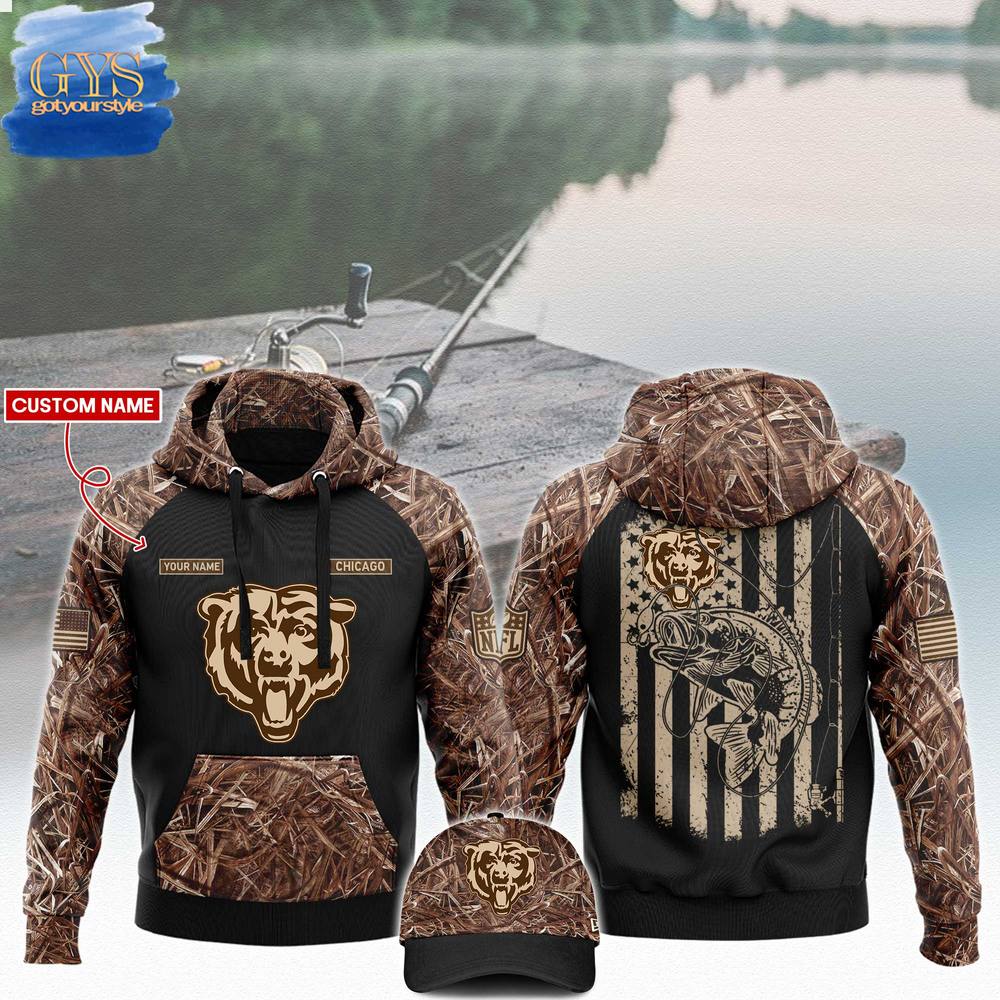Chicago Bears NFL x Fishing 2024 Limited Edition Hoodie 1