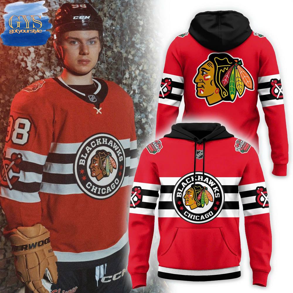 Chicago Blackhawks 2024 Winter Classic Edition Hoodie 1